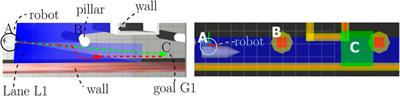 Behavior adaptation for mobile robots via semantic map compositions of constraint-based controllers